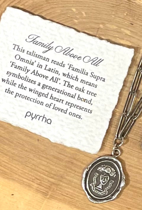 Family Above All w/Paperclip Chain