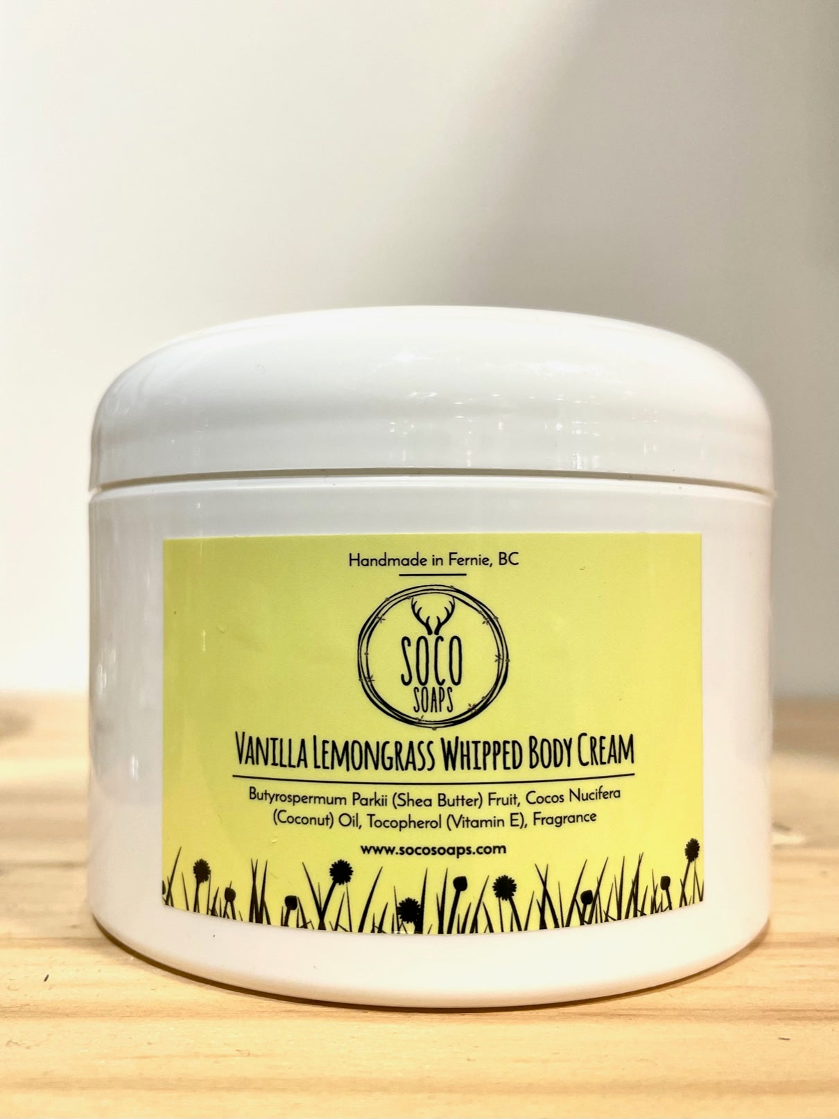 Vanilla+Lemongrass Whipped Body Cream