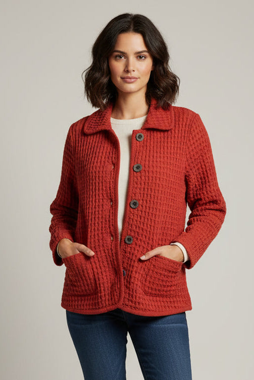 Retro Waffle Jacket