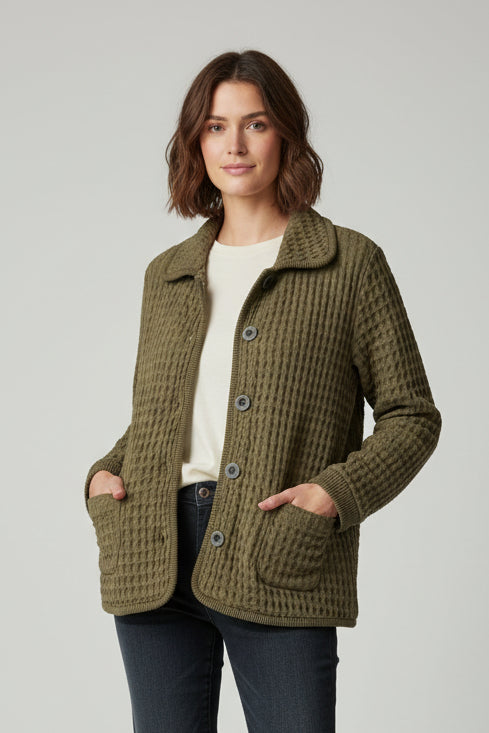 Retro Waffle Jacket