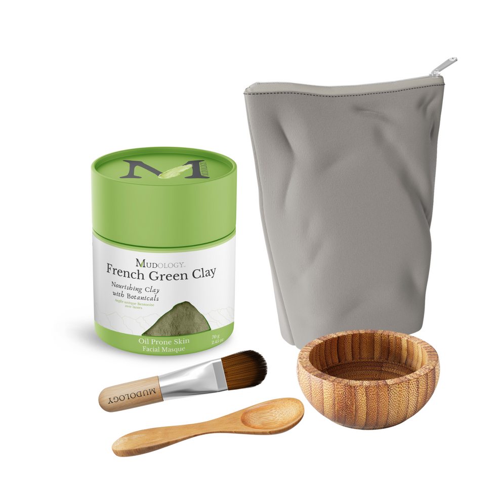 French Green Clay Spa Set