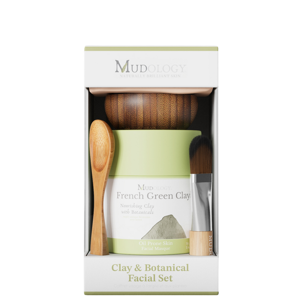 French Green Clay Spa Set