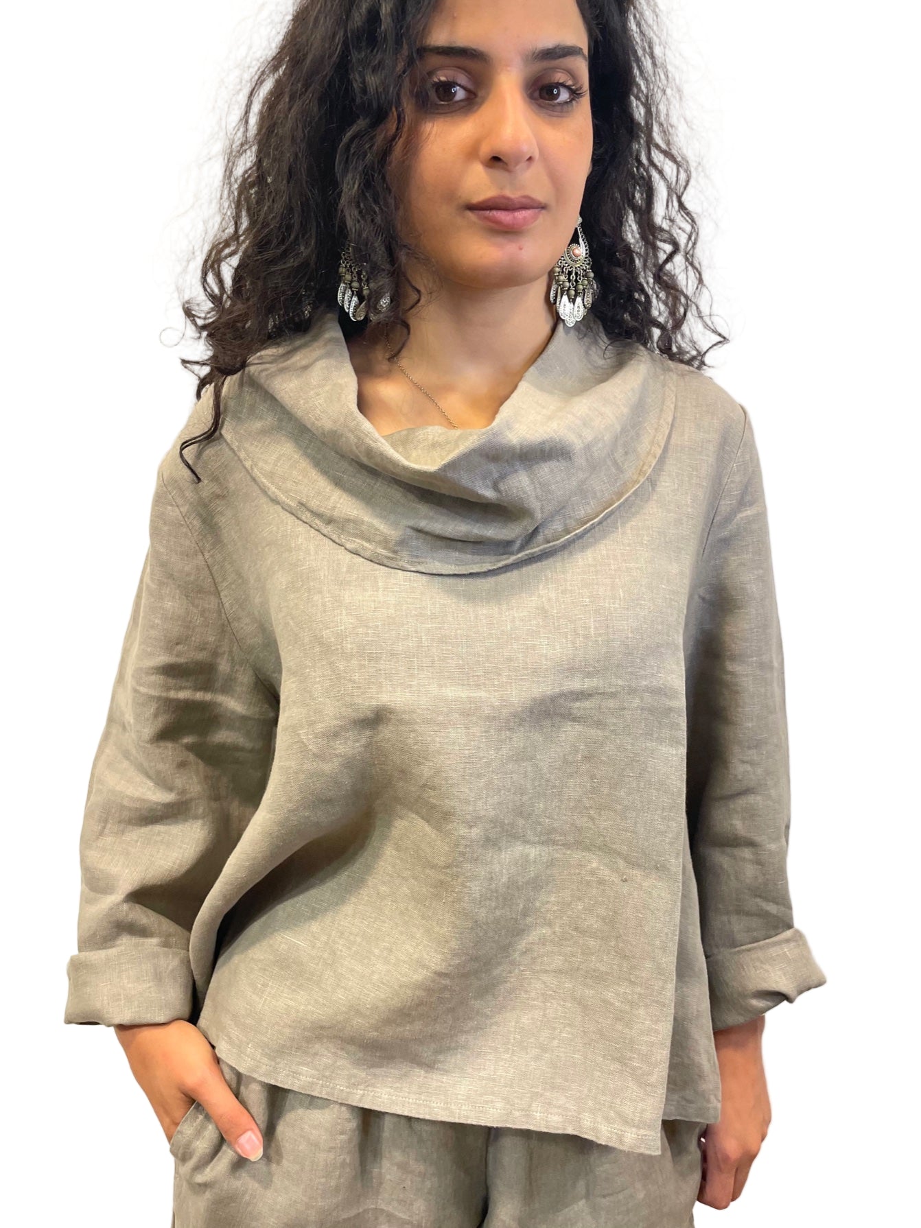 Nola Shirt in Heavyweight Linen