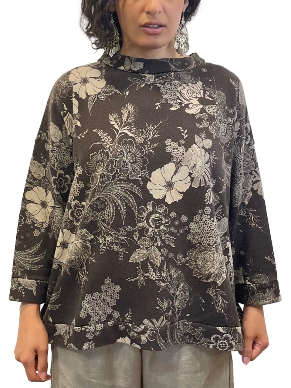 Alden Shirt in Bamboo Fleece - Floral