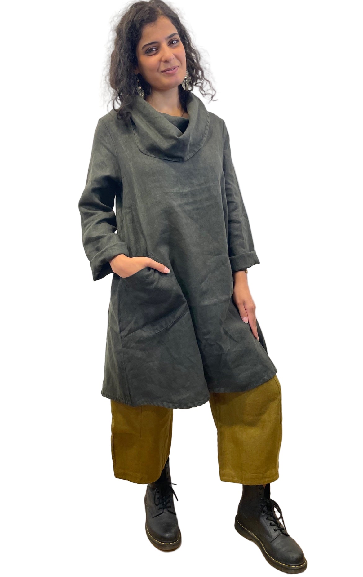 Nolan Tunic in Heavyweight Linen