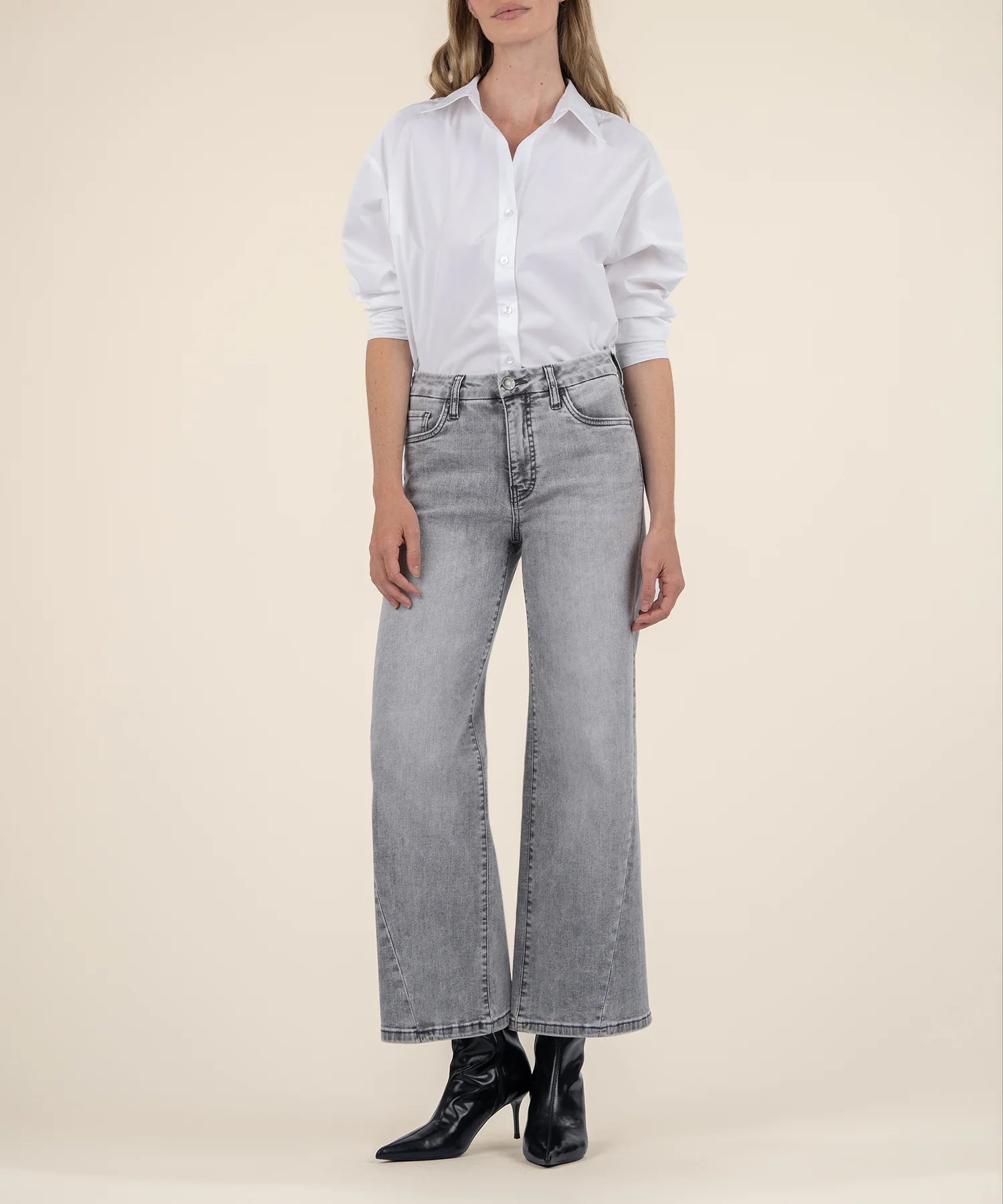 Meg High Rise Wide Leg- Stride Wash