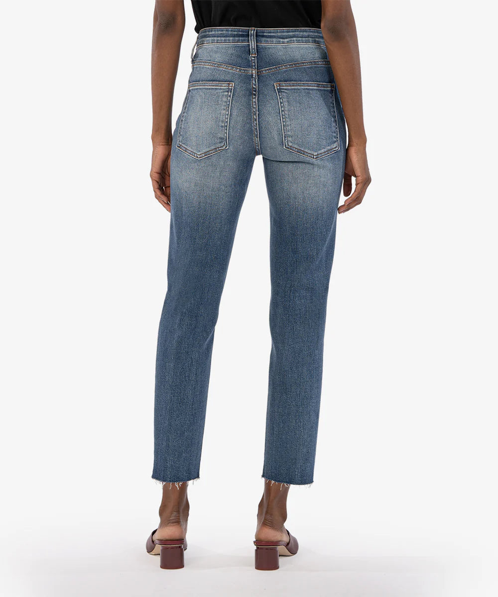 Rachael - High Rise Fab Ab Mom Jean, Long Inseam (Extravagant Wash)