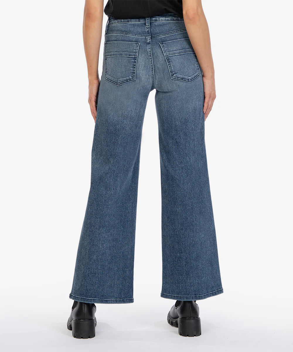 Jean - High Rise Flare with Patch Pocket (Obtainable Wash)