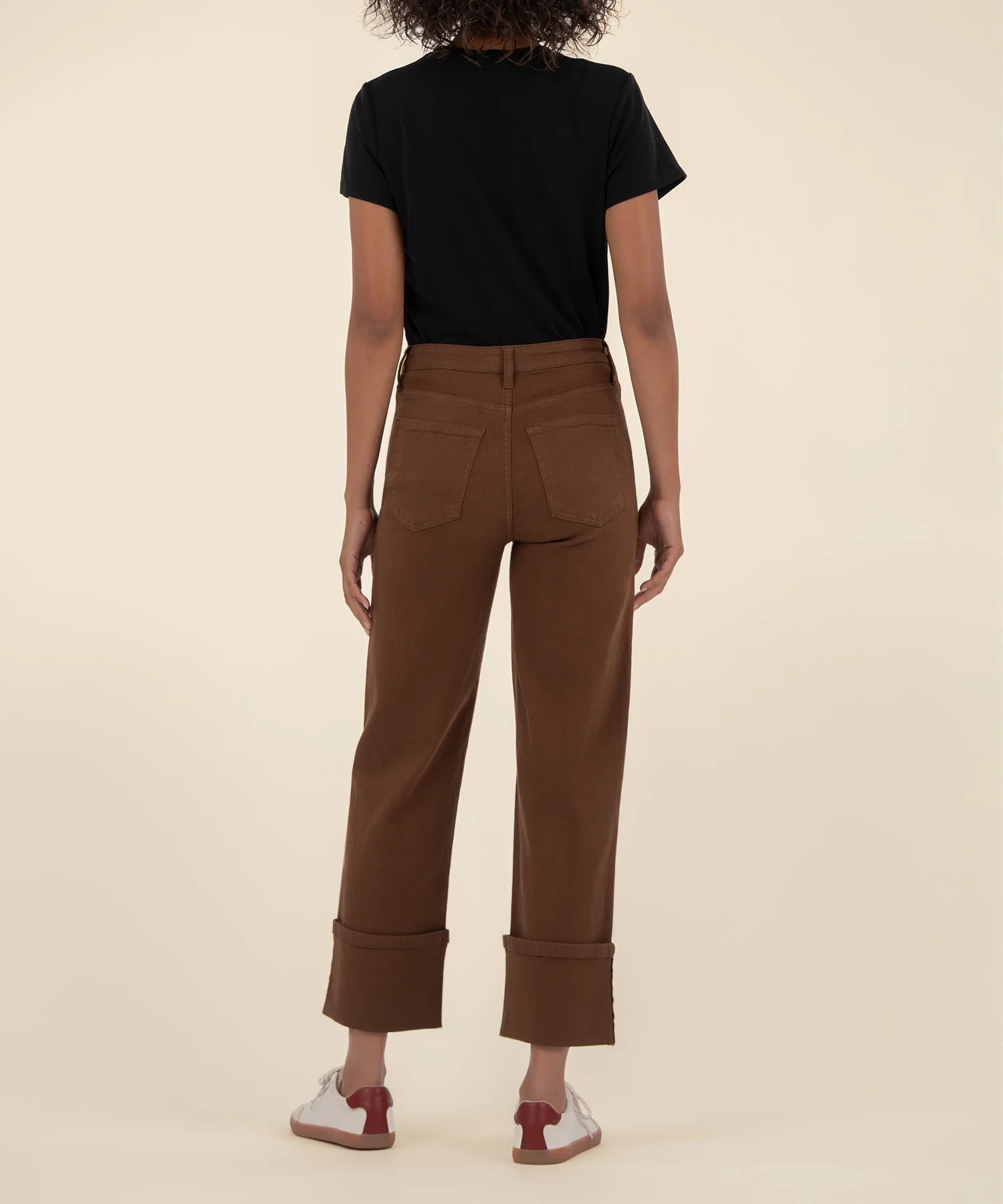 Sienna High Rise Straight Leg - Cafe