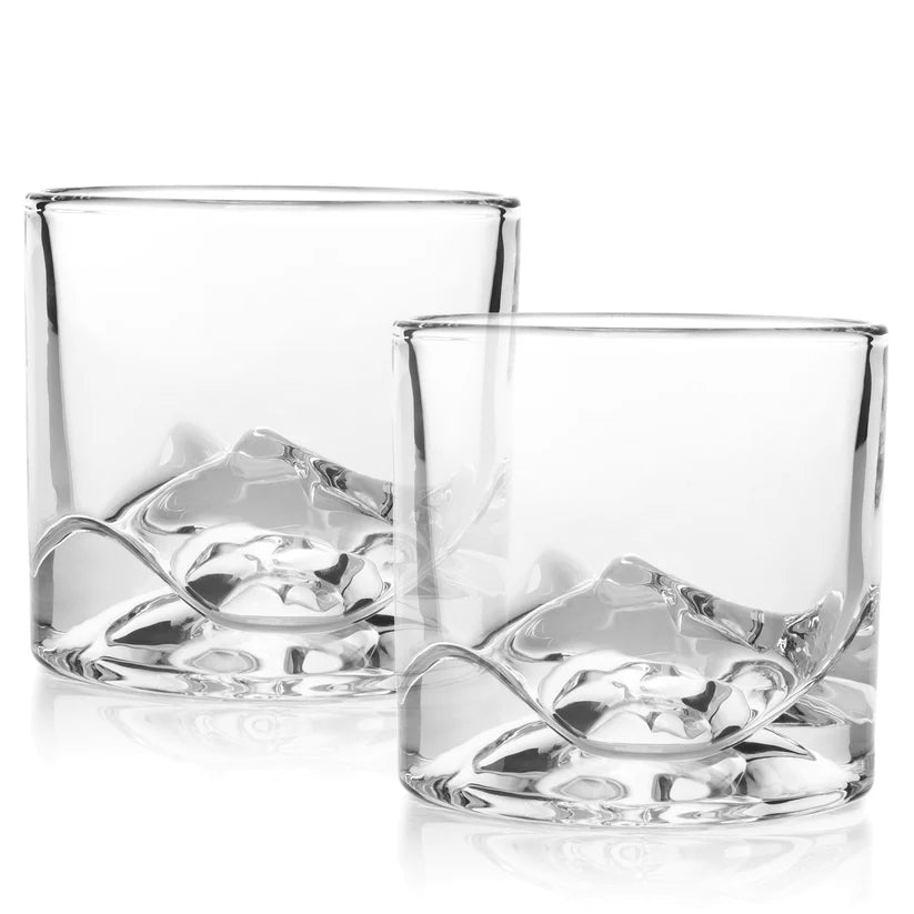 Denali Crystal Whiskey Glasses Set Of 2