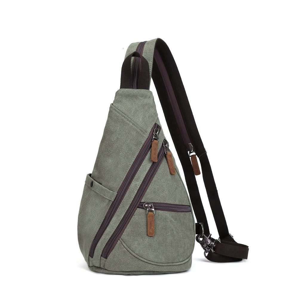 Multifunctional Canvas Sling Bag