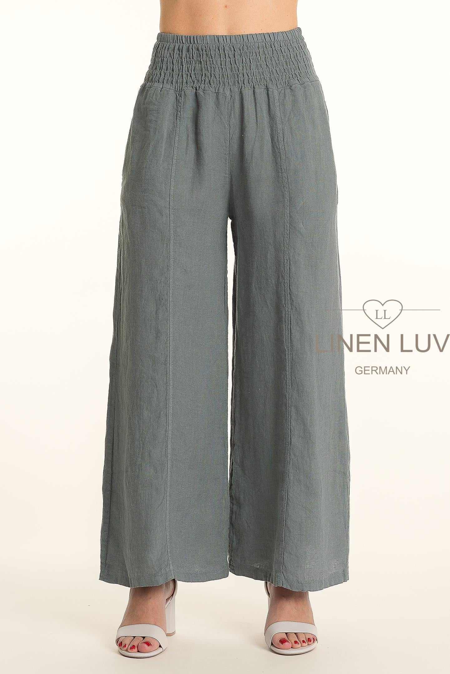 French Linen Pant - Topo