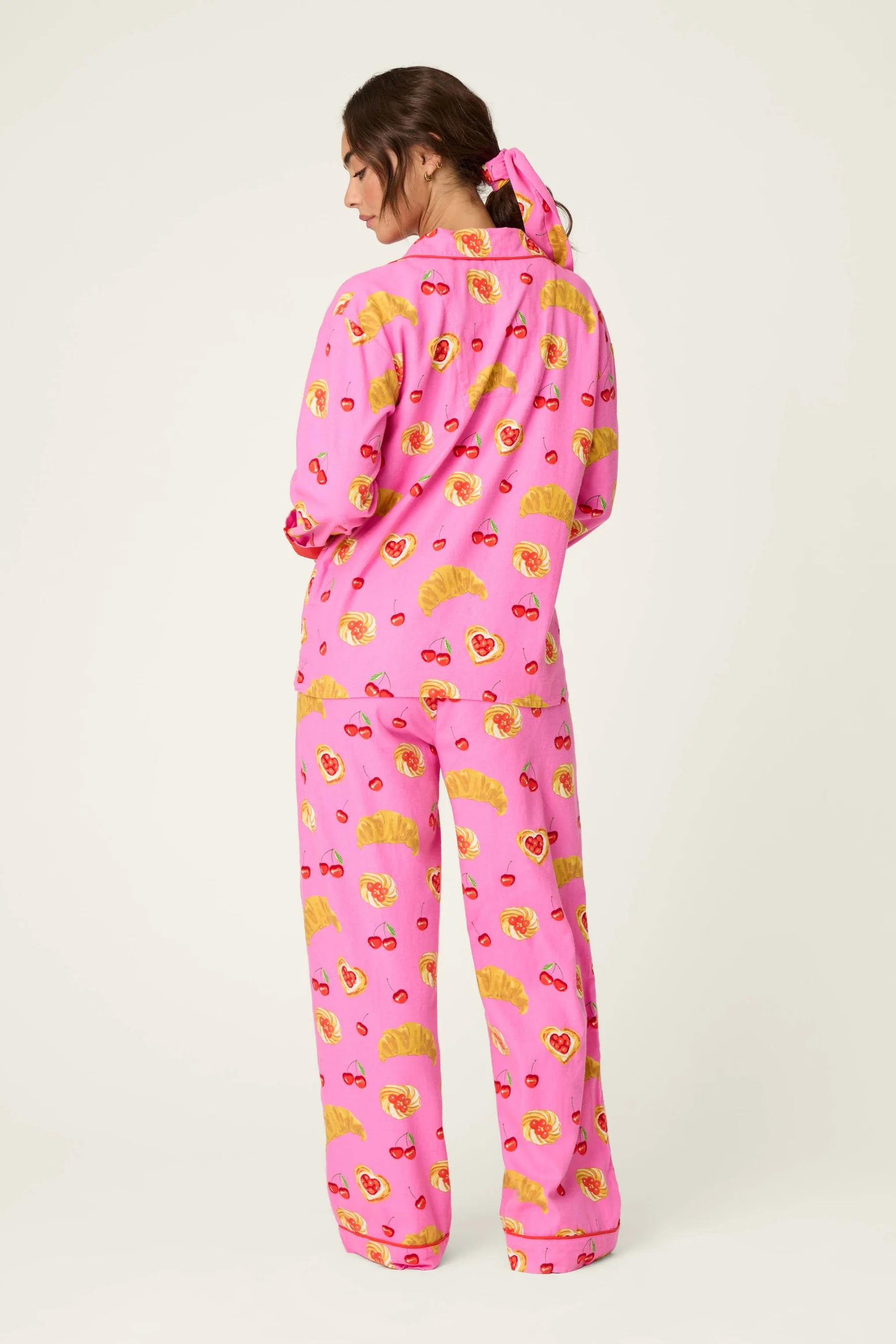 The Heritage Flannel Set - Pink Rose
