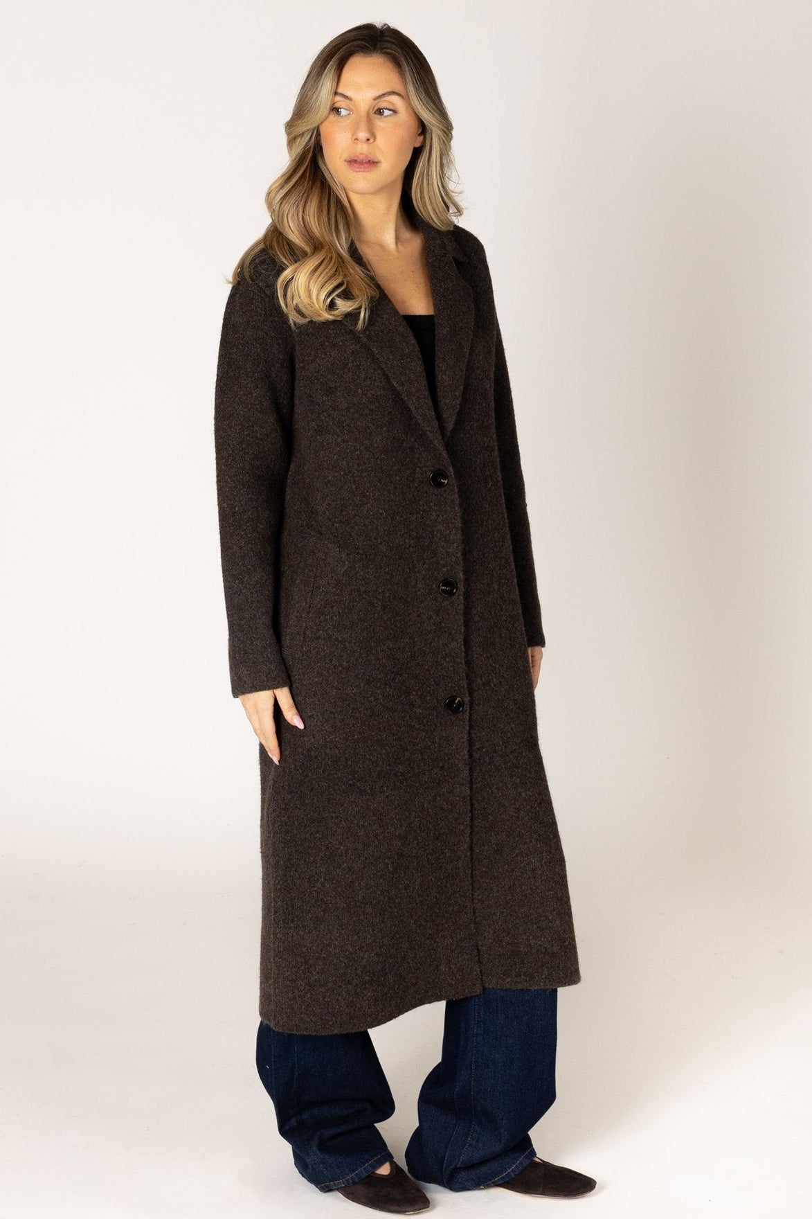 Victoria Luxe Coat - Ganache