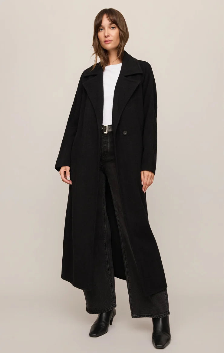Crosby Cocoon Coat - Black