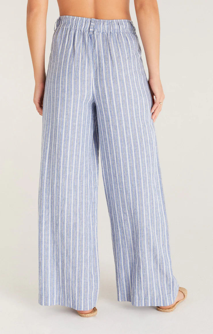 Striped Pant - Marina Blue