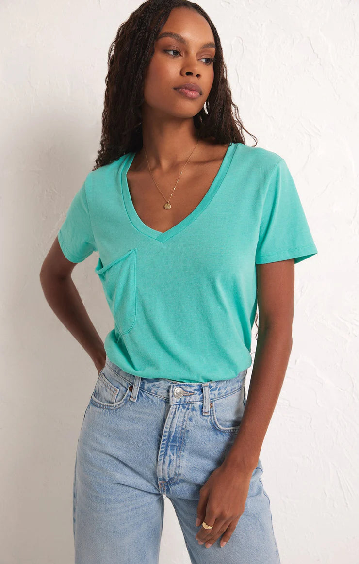 Pocket Tee - Cabana Green