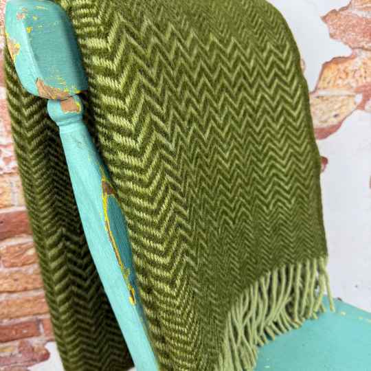 Zigzag Throw - Basil
