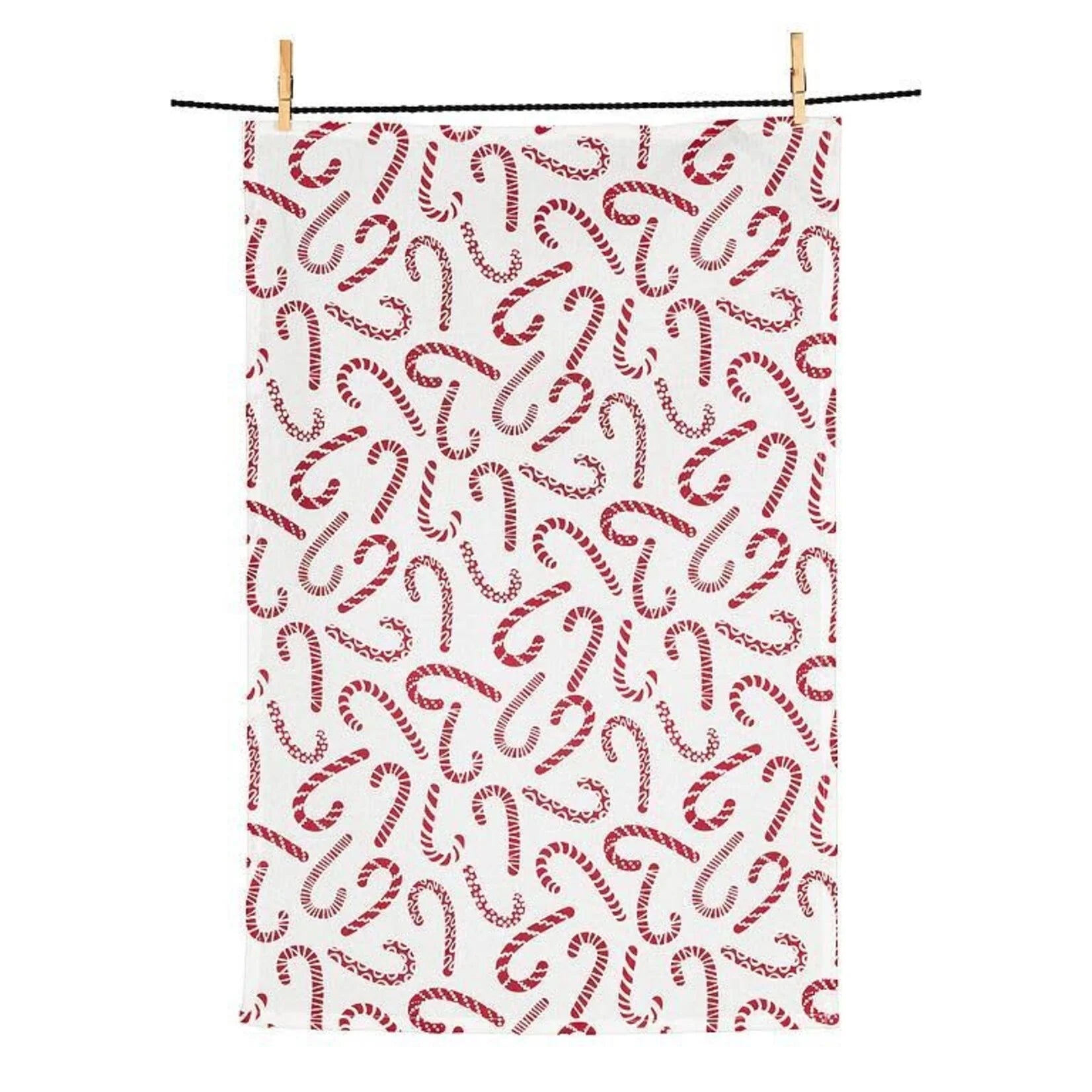 Candy Cane Tea Towel