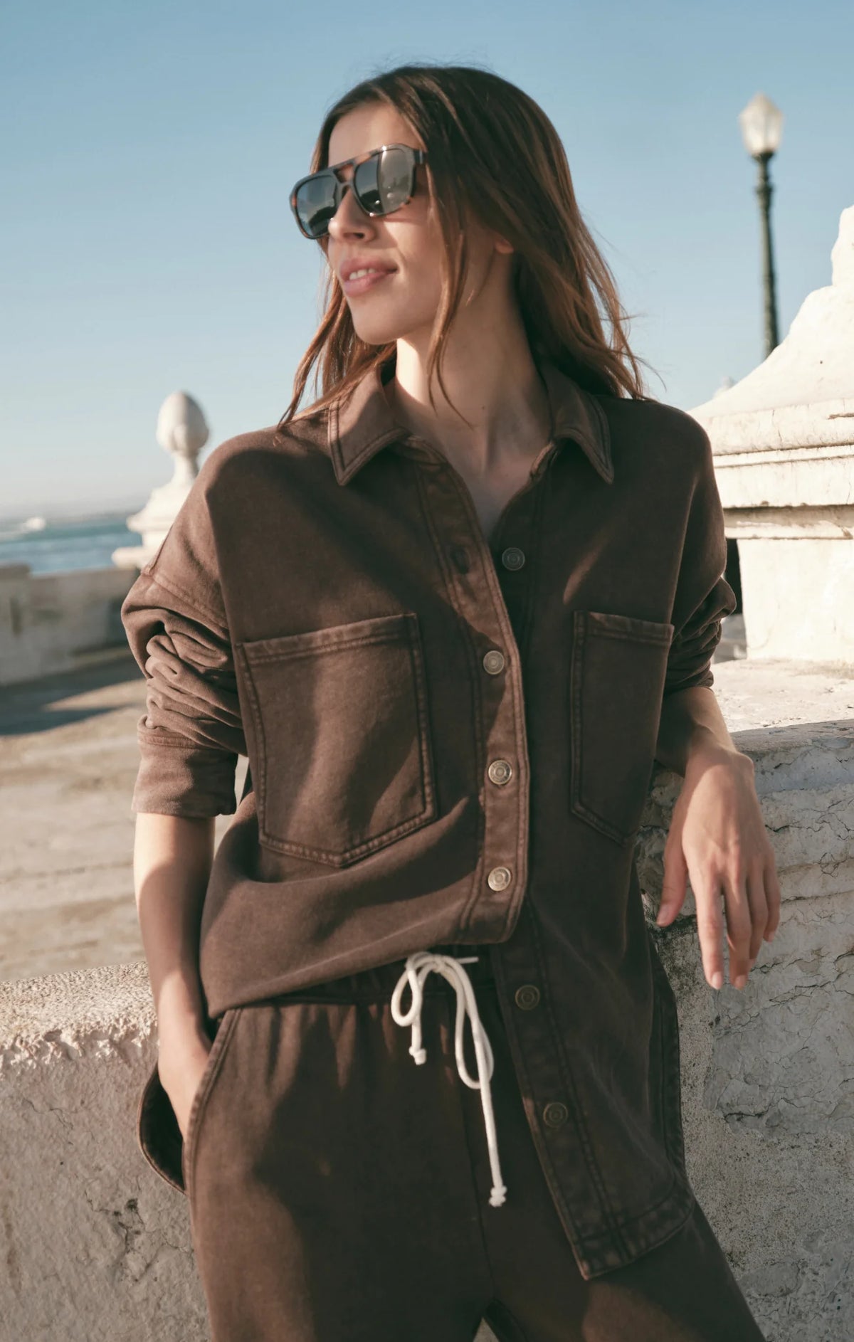 All Day Knit Jacket - Dark Chocolate