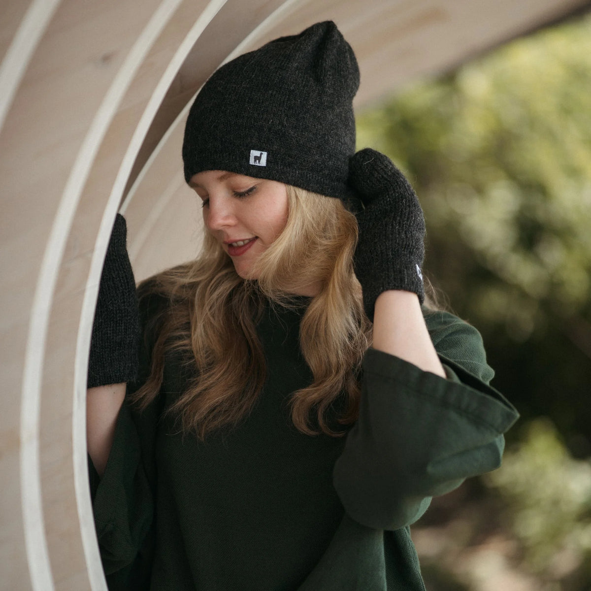 Alpaca Fleece Lined Hat