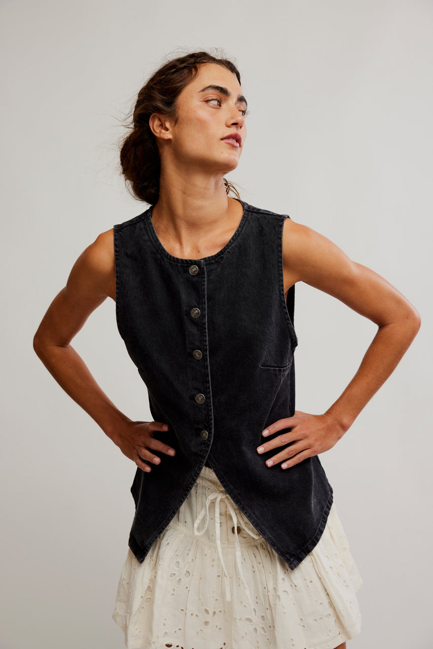 Aimee Vest - Black