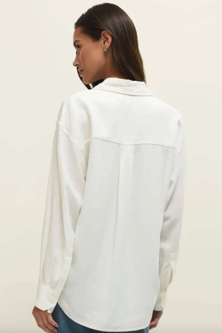 Alfie Button Up Shirt - White