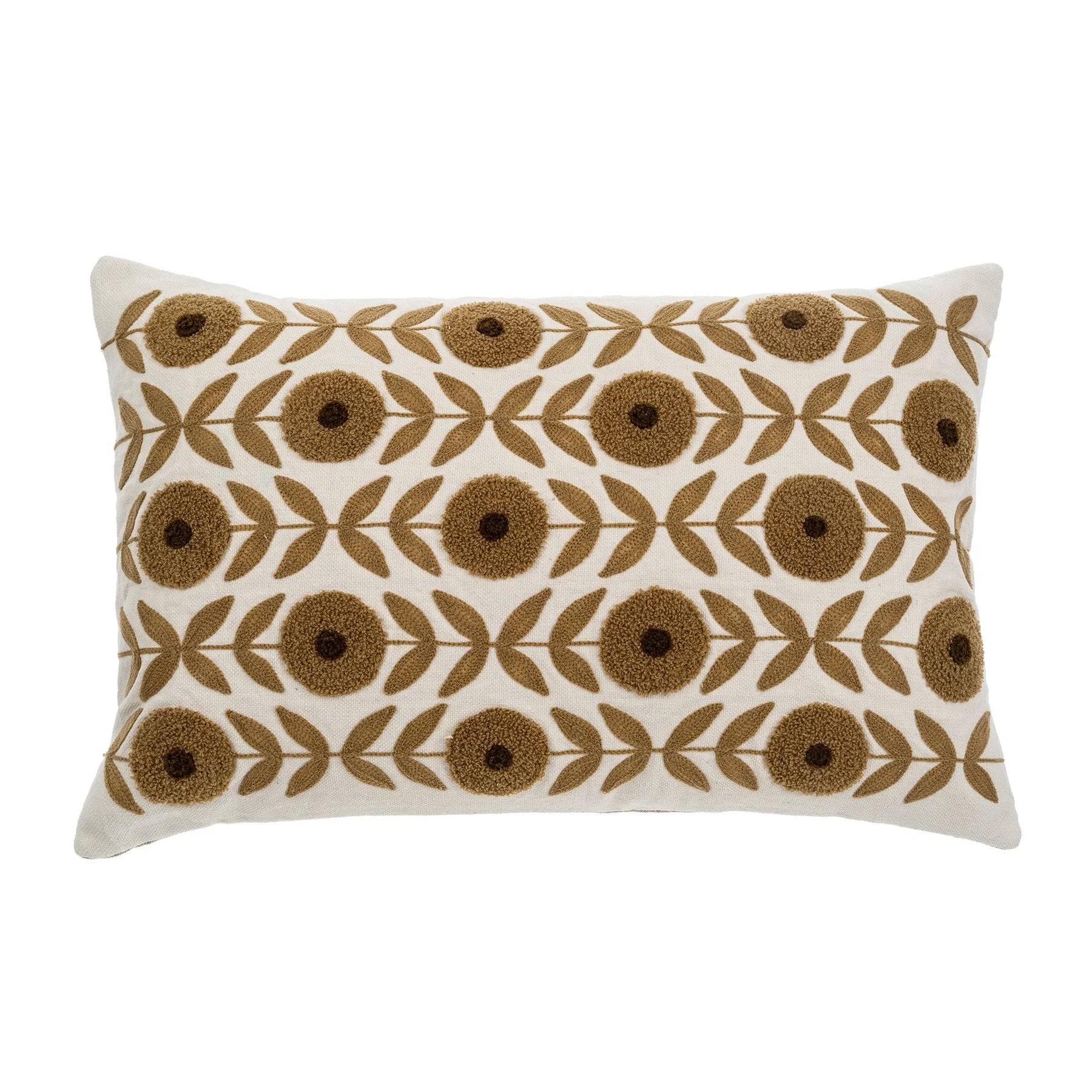 Blossom Embroidered cushion - 16x24