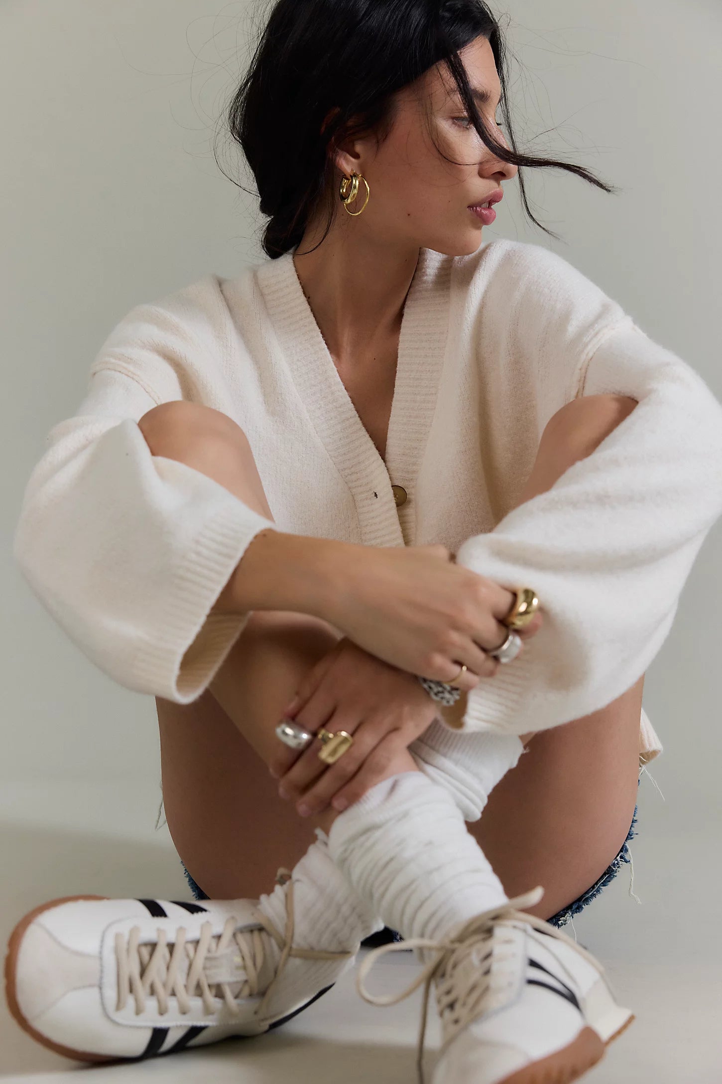 Cool Of The Night Cardi - Ivory