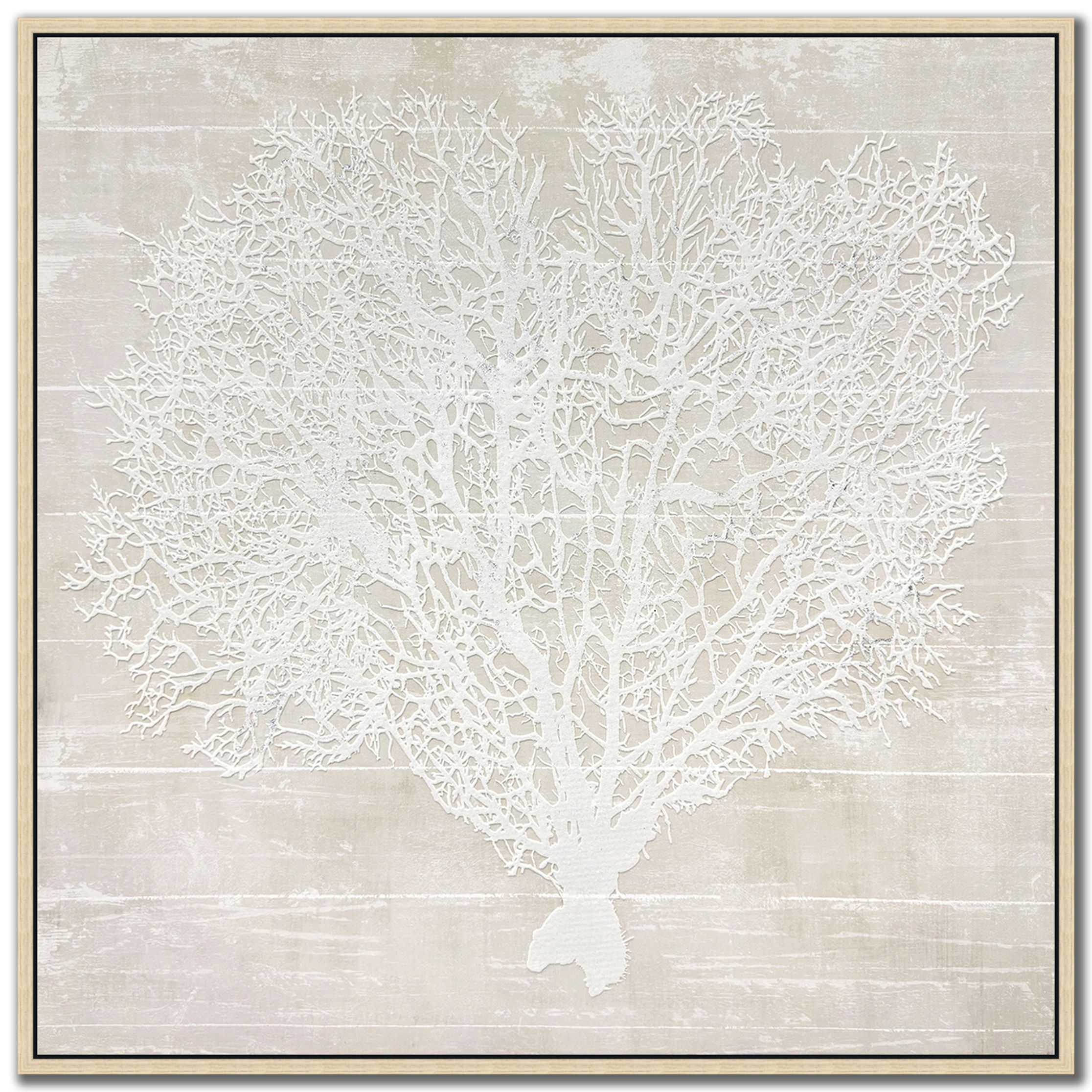 Coral Heart I - 30" x 30"