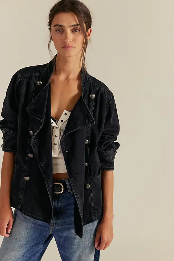 Imogene Denim Officer - Odyssey Black