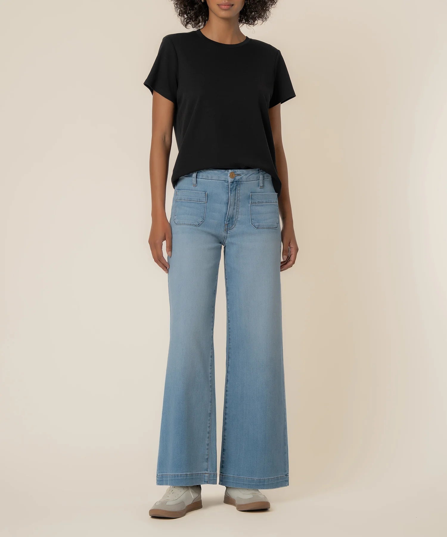 Meg High Rise Wide Leg, Long Inseam - Fortitude Wash