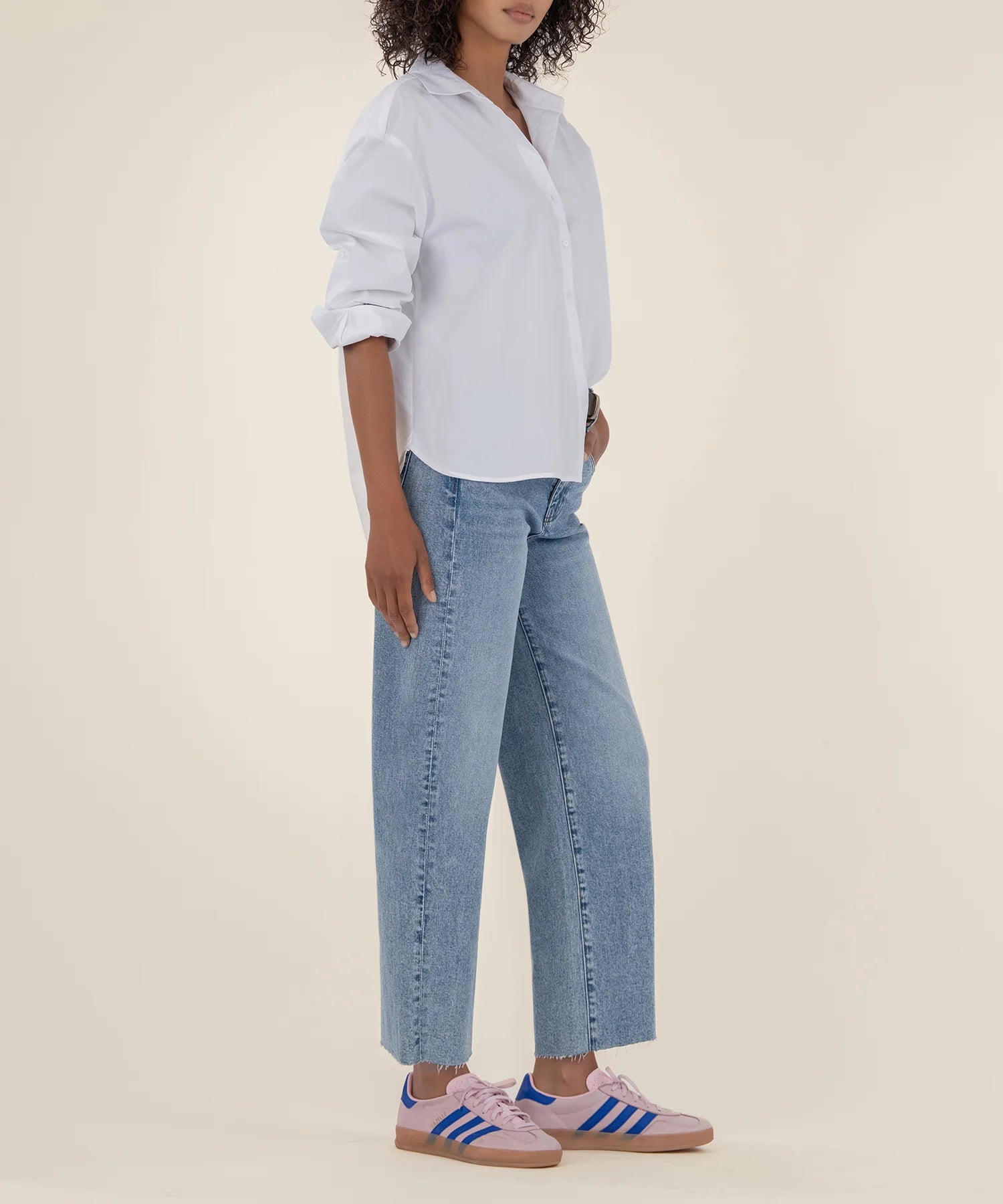 Gwen High Rise Wide Slouchy Leg - Acute Wash