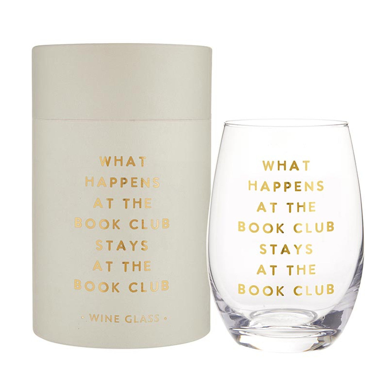 Book Lovers-Stemless Wine Glass