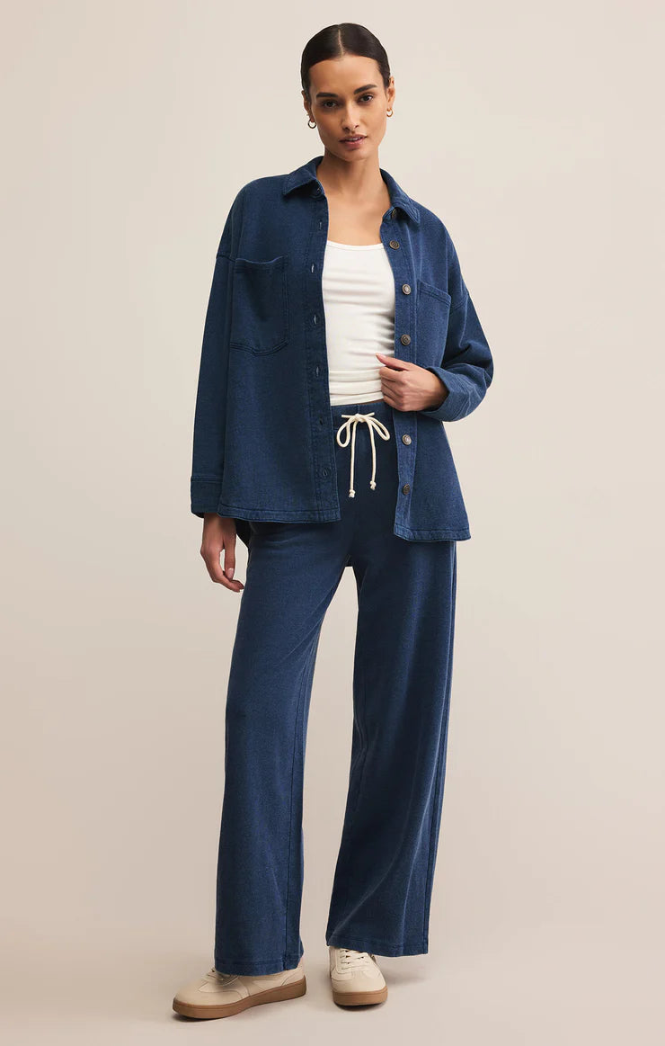 Hunter Knit Denim Pant-Indigo