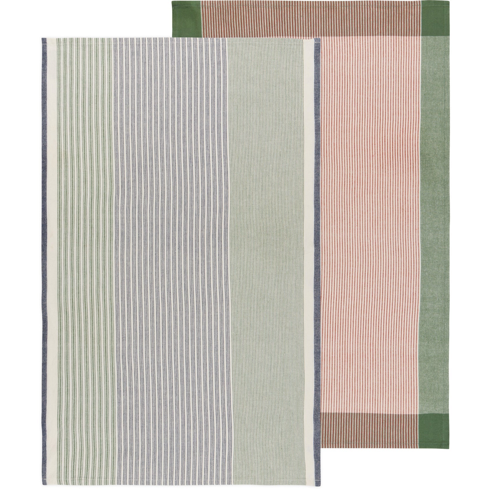 Jade Striped Dishtowel - Set of 2