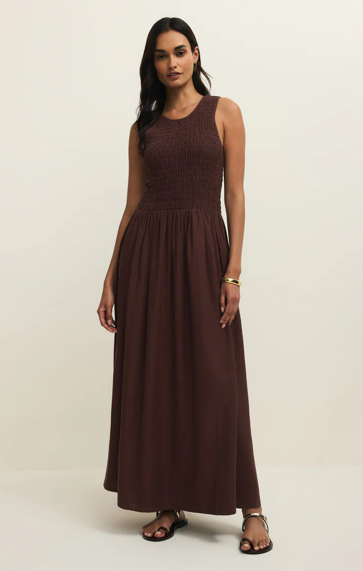 Juniper Maxi Dress - Chocolate Cherry