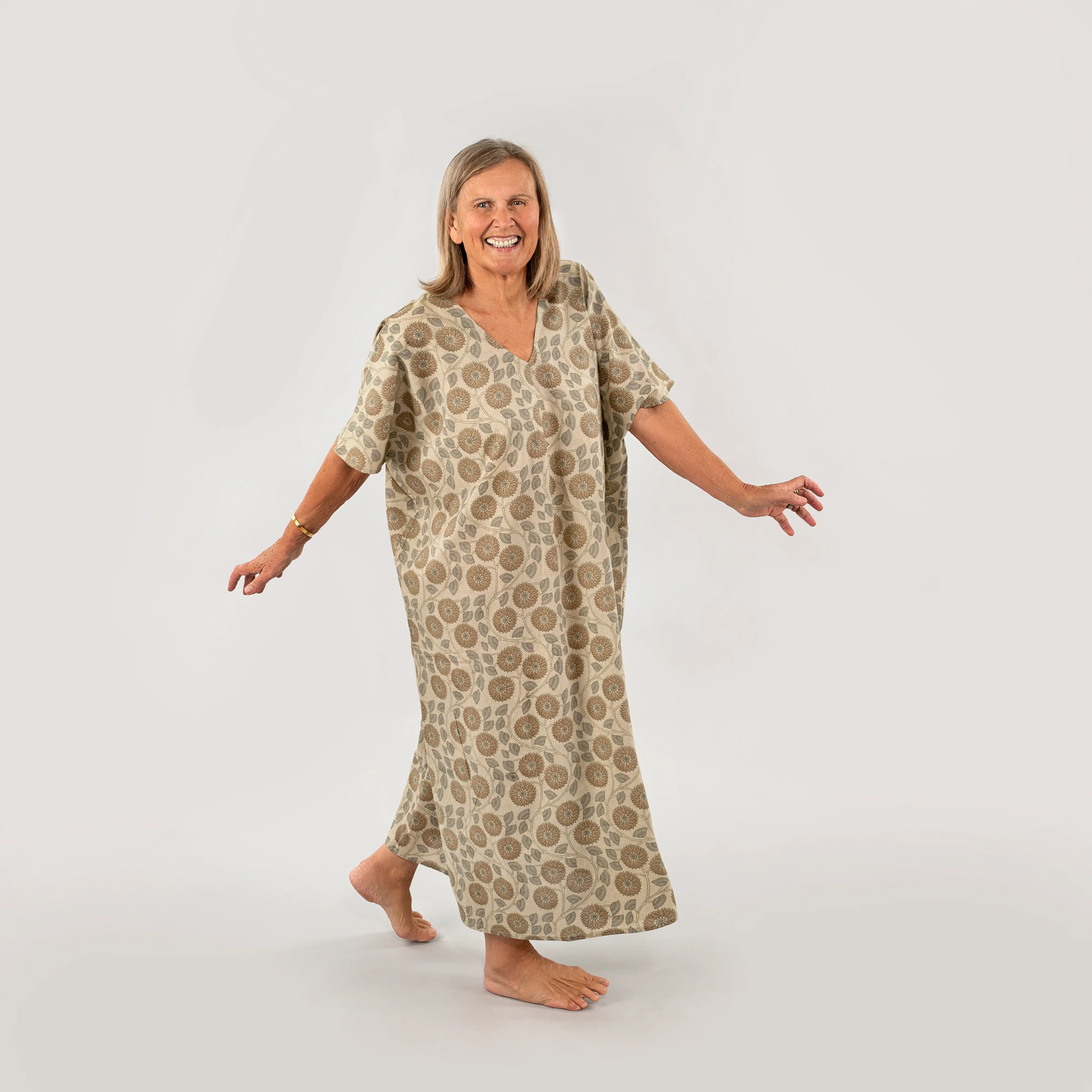 Kalli Block Print Kaftan