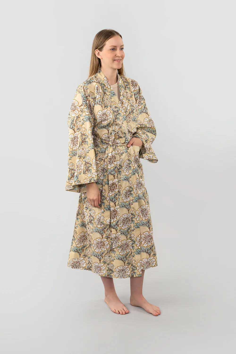 Lirien Block Print Kimono