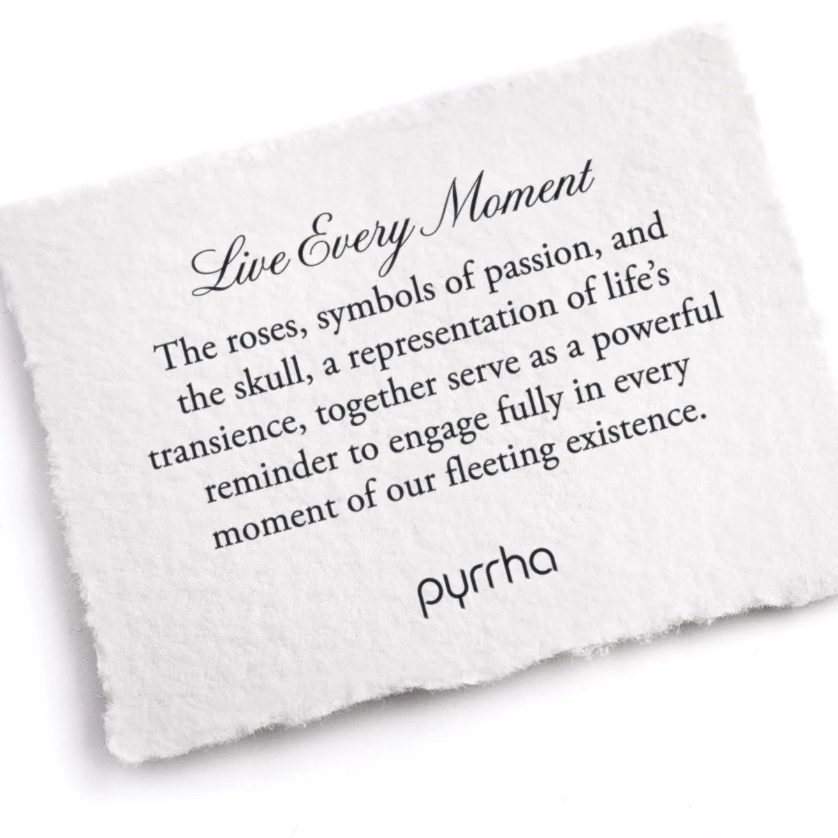 Live Every Moment Talisman