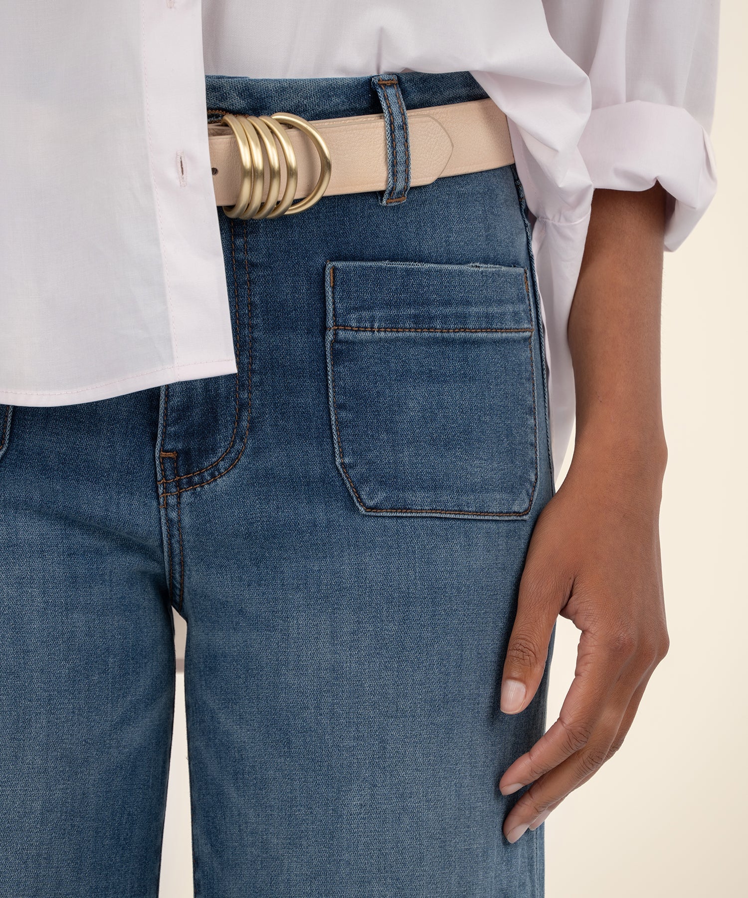 Meg High Rise Wide Leg - Loyalty Wash