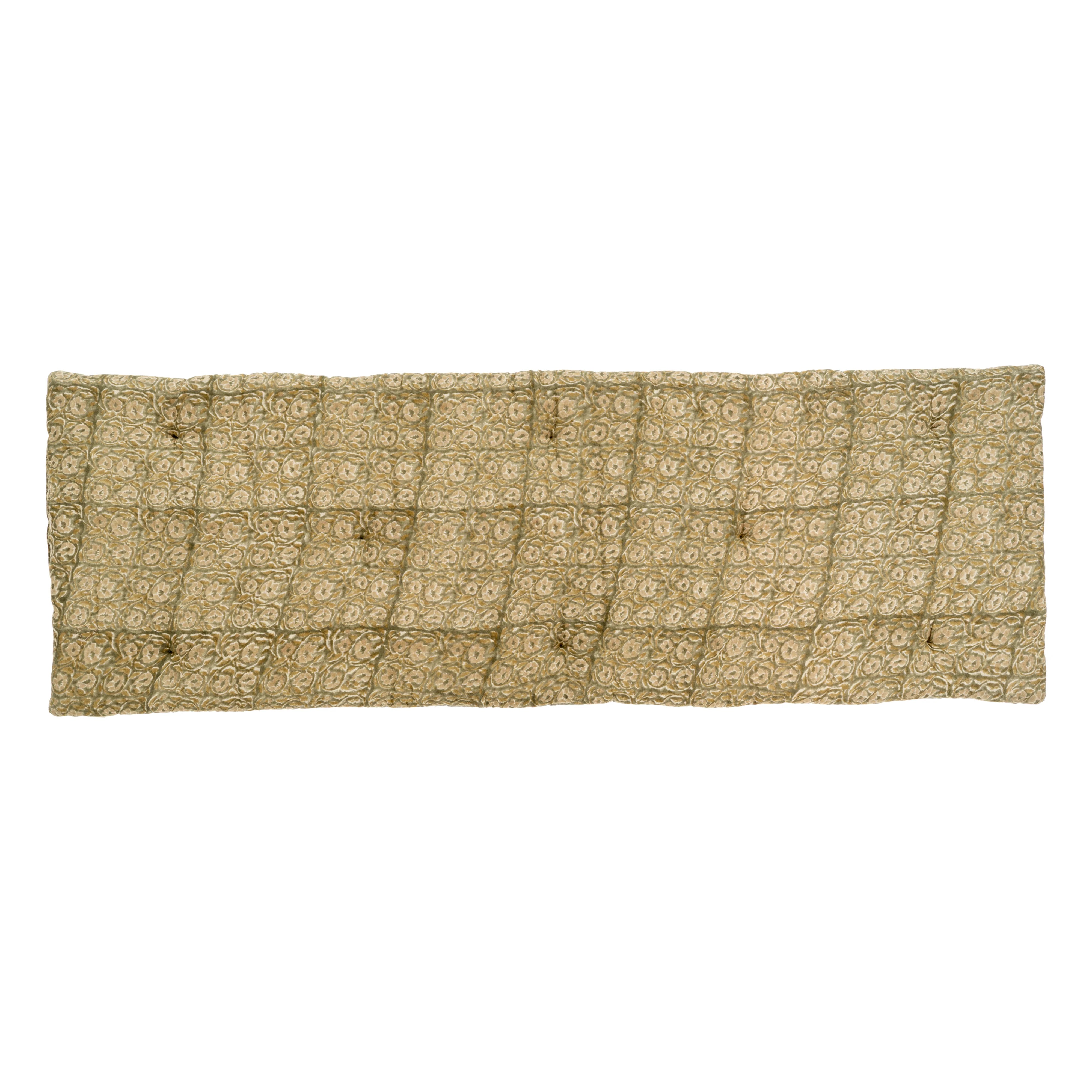 Lata Block Print Velvet French Mattress