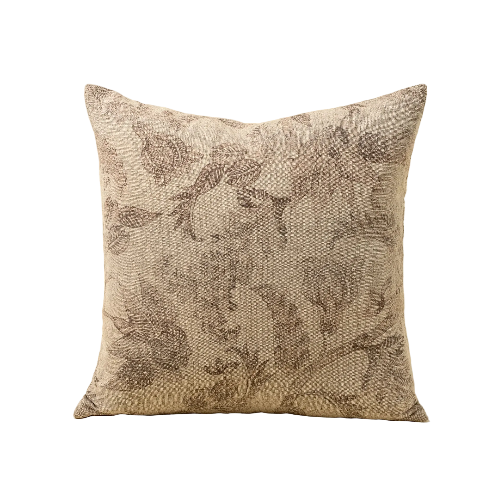 Meadowlark Pillow, Brown - 20x20