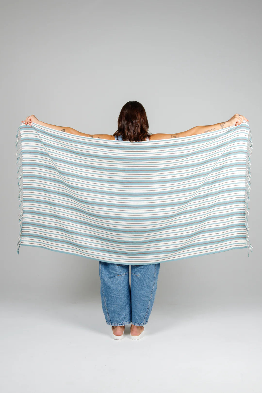 The Mistral | Stripe Tassel Towel