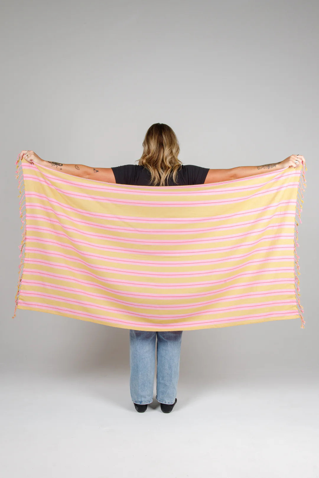 The Mistral | Stripe Tassel Towel