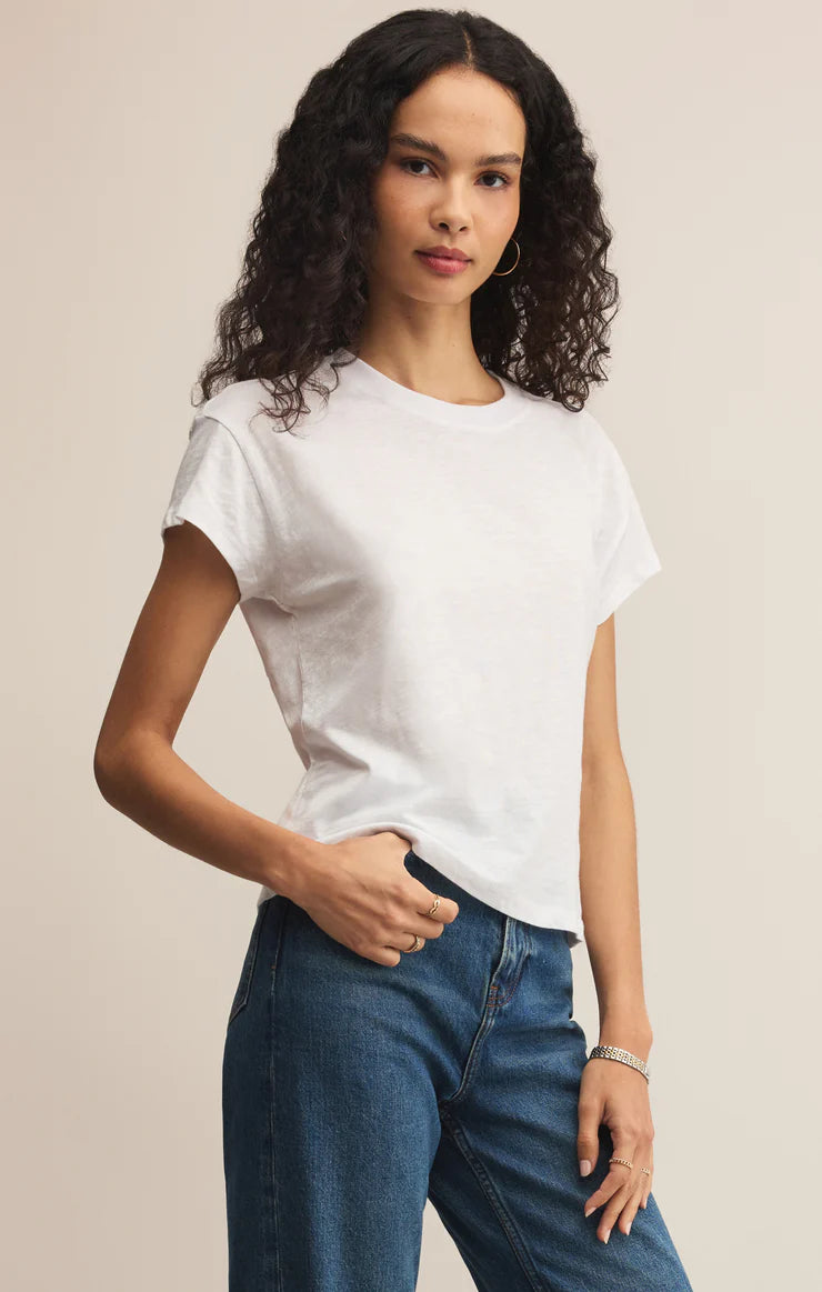 Modern Slub Tee - White