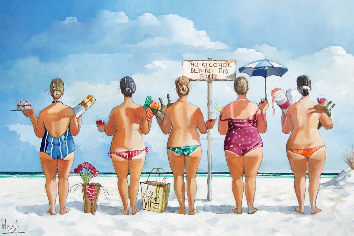 No Alcohol Beyond this Point II - 22" x 28"