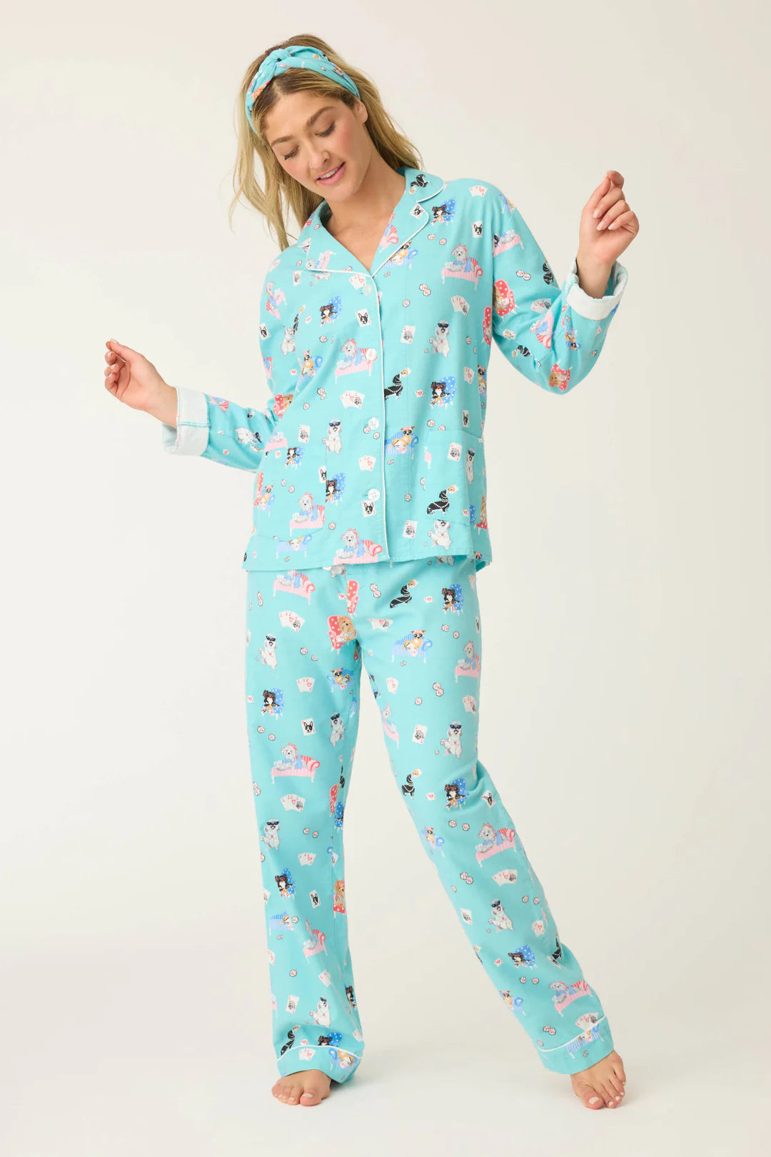 How I Roll 3-Piece Flannel PJ Set