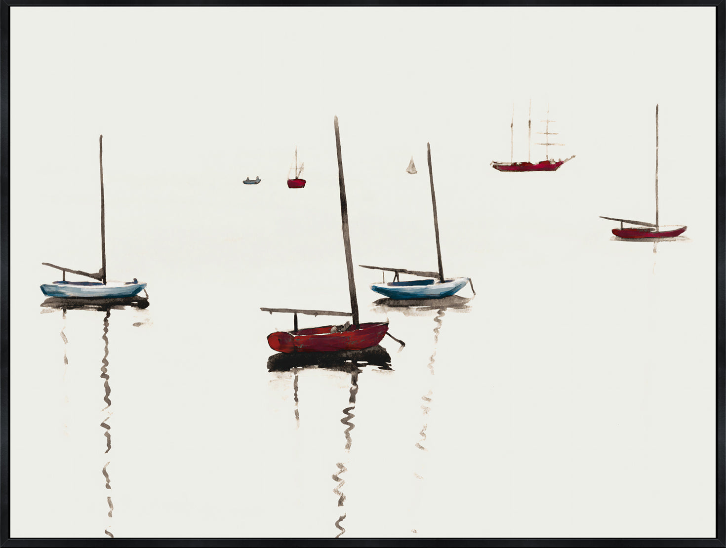 Floating Silence Canvas - 37" x 49"