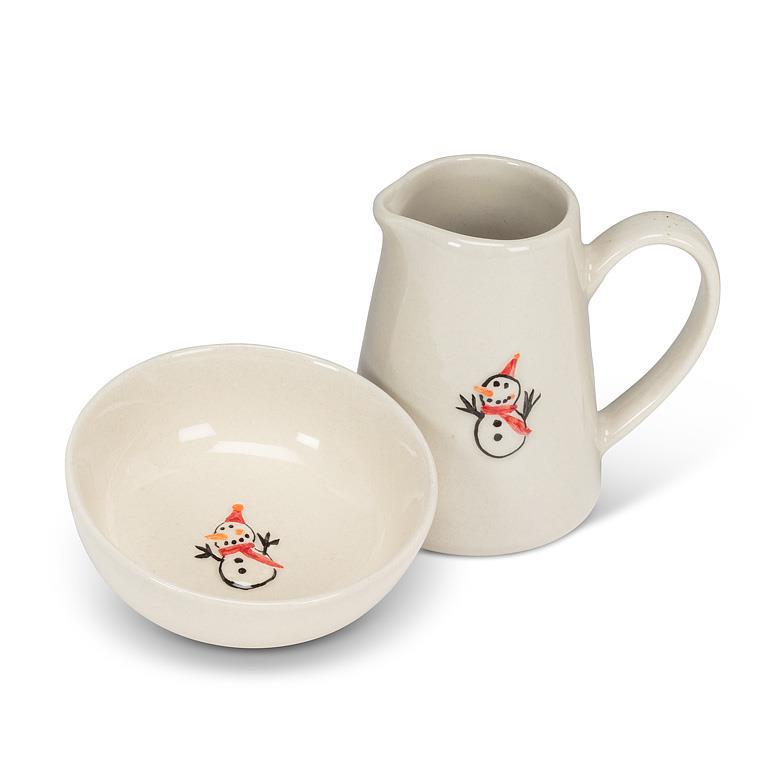 Mini Bowl w/Snowman - 3"D